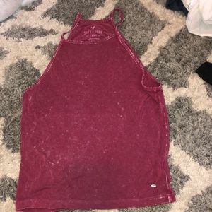 american eagle soft and sexy distressed tank